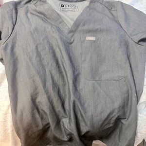 Figs Charcoal Short Sleeve Tee and joggers set